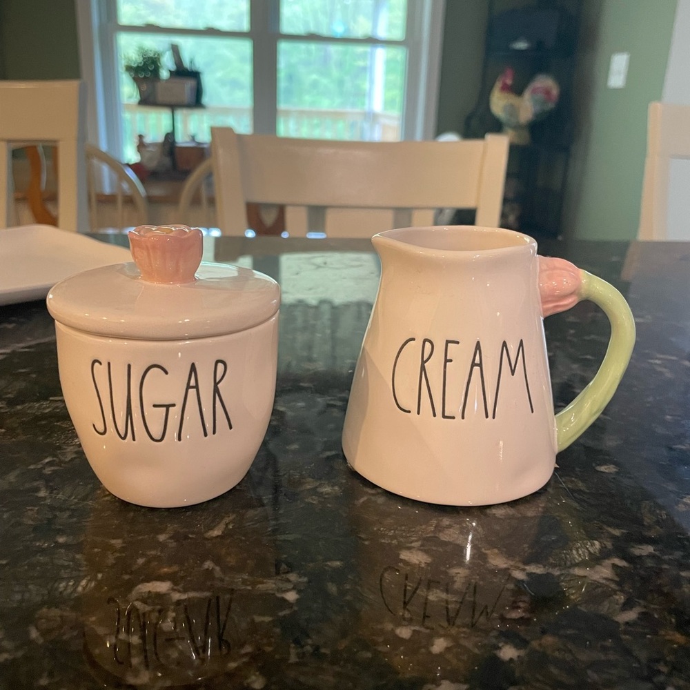 Rae Dunn Sugar and cream containers